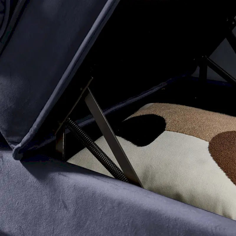 Modern Upholstery Chaise Lounge Chair with Storage