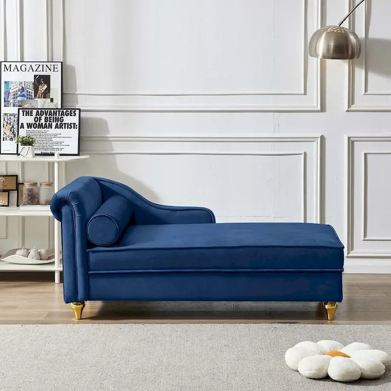 Modern Upholstery Chaise Lounge Chair with Storage