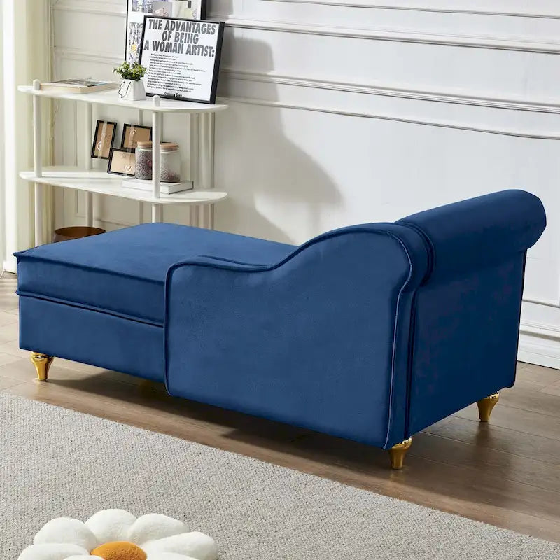 Modern Upholstery Chaise Lounge Chair with Storage