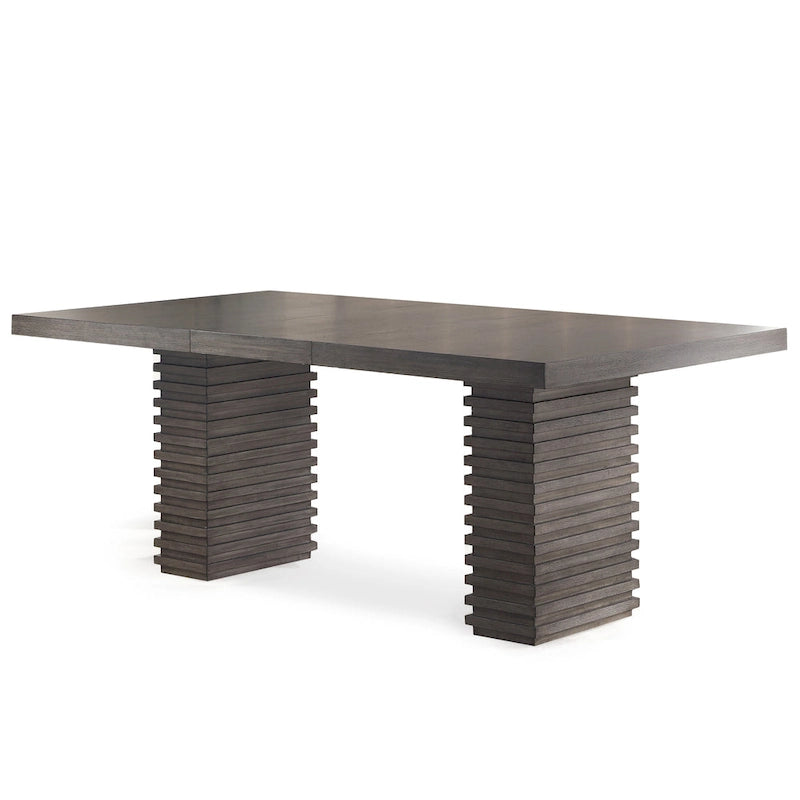 Tavolo da pranzo contemporaneo in legno Milano da 78 pollici di Steve Silver - Grigio-marrone