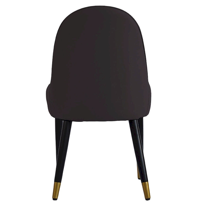Modern gepolsterte Esszimmerstühle aus PU-Leder, 2er-Set